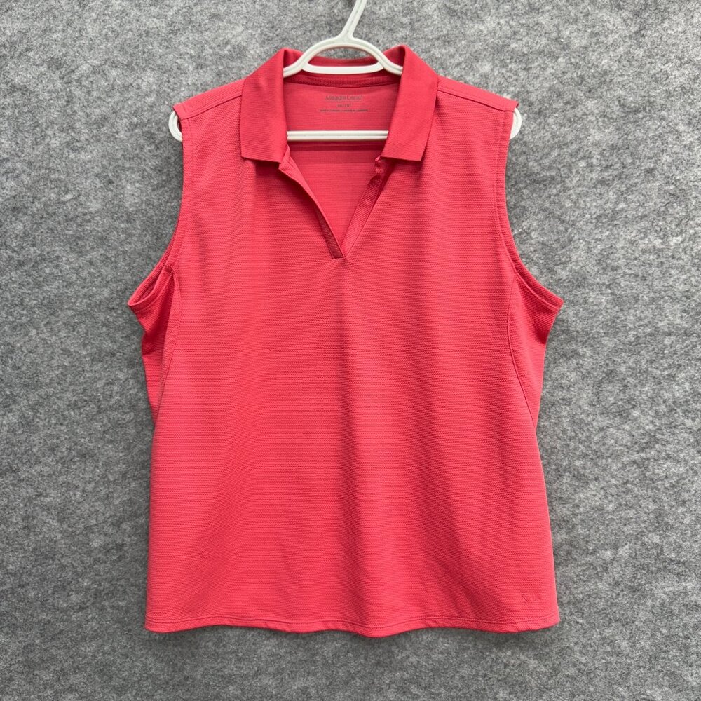 Maggie Lane Women's Activewear Top Tennis Golf Pickleball, Red, Size XXL